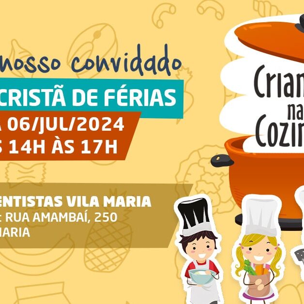 Escola Cristã de Férias 2024 - Crianças na Cozinha