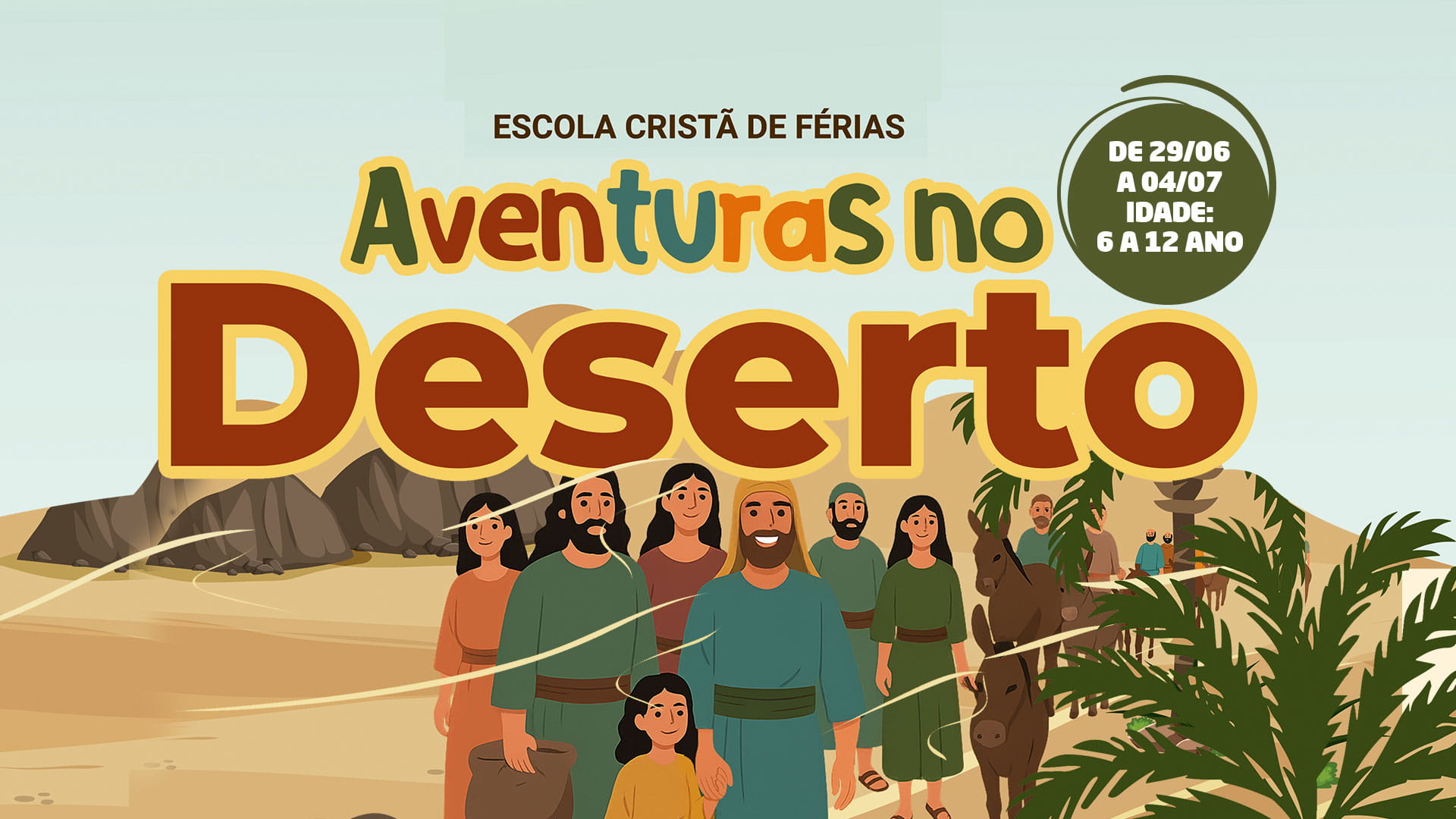 Escola Crista de férias 2026